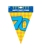 Vlaggenlijn 70 Jaar Gekleurd 10 Meter